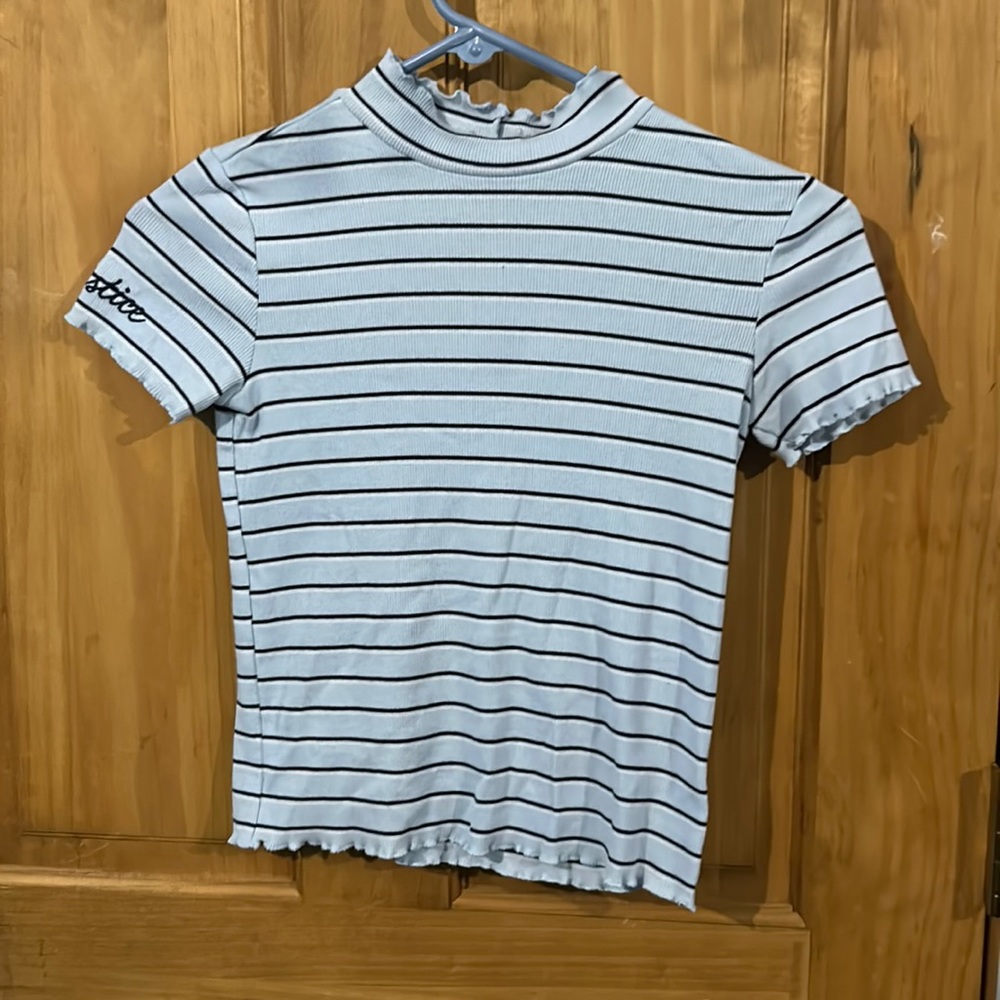 cute justice high neck t-shirt
